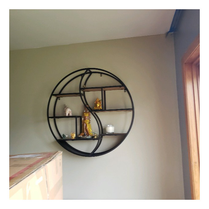 17 Stories 8 Piece Circle Accent Shelf & Reviews | Wayfair